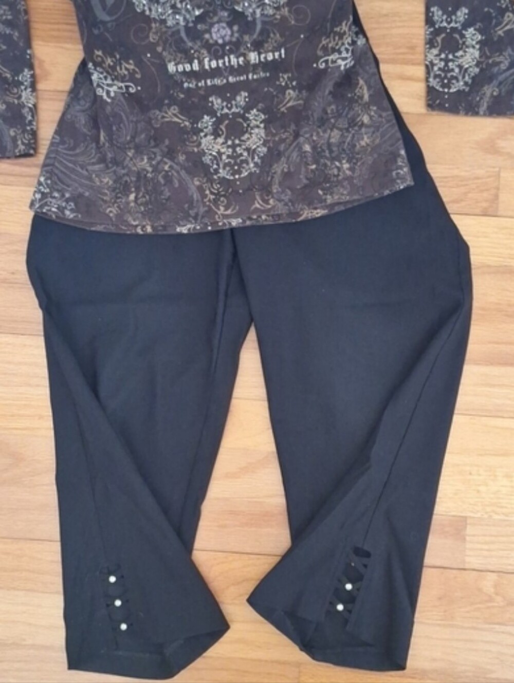 Women’s Black Cropped Dress Pants Size 12 P